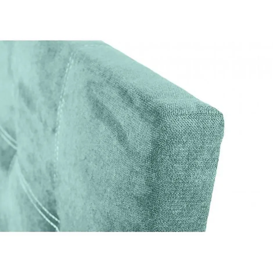 Eccox Tête de lit - - Iris - Tissu antitache - Vert - 160 cm - Design contemporain