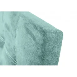 Eccox Tête de lit - - Iris - Tissu antitache - Vert - 120 cm de hauteur