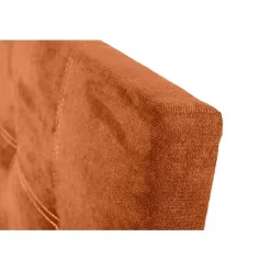 Eccox Tête de lit - - Iris Orange - Tissu antitache - 115 cm - Design contemporain