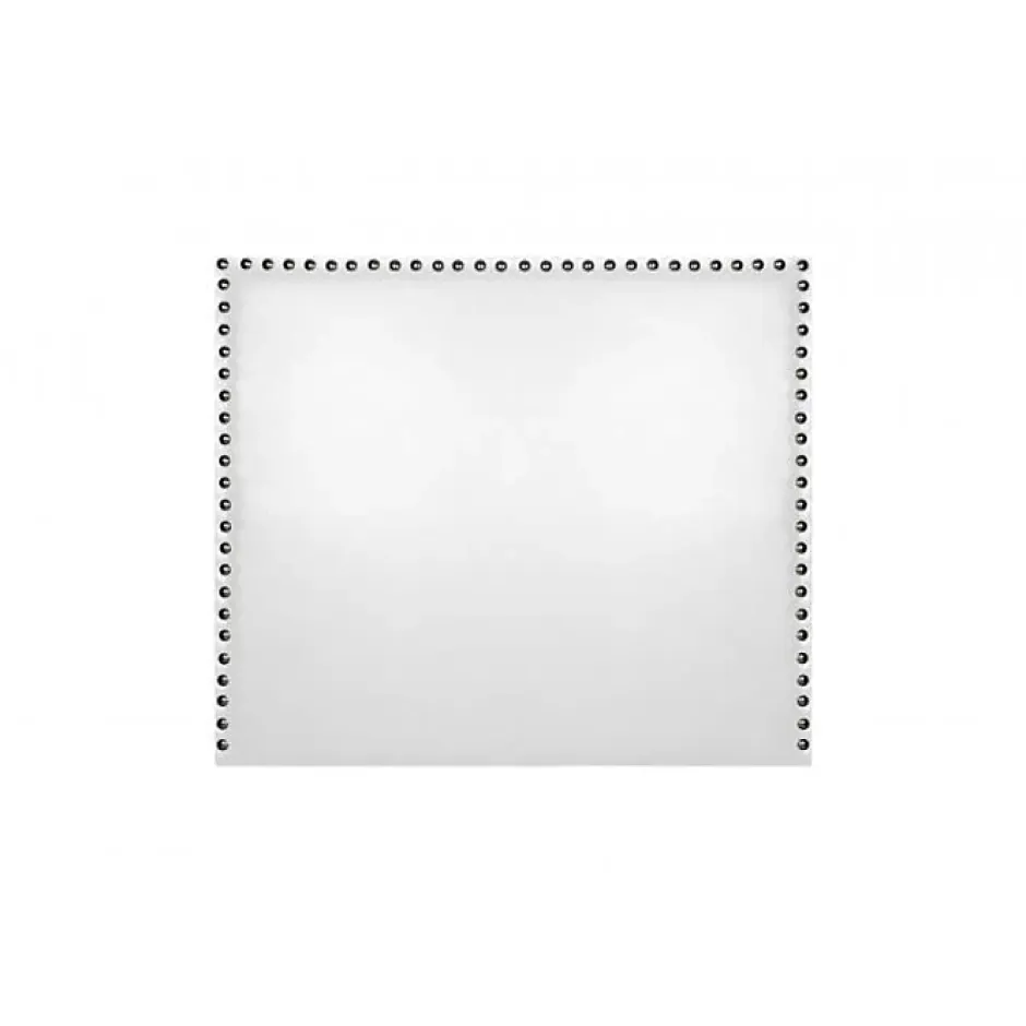 Eccox Tête de lit - - Lily - Similicuir blanc - 130 cm - Design moderne et élégant