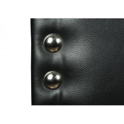 Eccox Tête de lit - - Lily - Similicuir noir - 145 cm - Design élégant et moderne