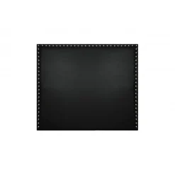 Eccox Tête de lit - - Lily - Similicuir noir - 130 cm - Design classique et élégant