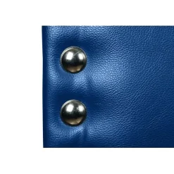 Eccox Tête de lit - - Lily - Similicuir bleu - 160 cm - Design moderne et élégant Clearance