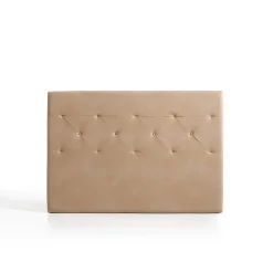 Eccox Tête de lit - - Zafiro - Tissu Aquaclean - 120 cm - Camel - Design contemporain
