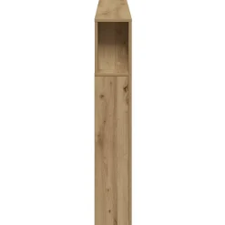 Vidaxl Tête de lit à LED chêne artisanal 200x18,5x103,5 cm