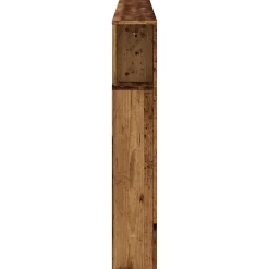 Vidaxl Tête de lit à LED vieux bois 220x18,5x103,5cm bois d'ingénierie