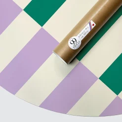 99Deco Tête de lit - Rythmo - intissé 225g/m² - pré-encollé - Violet - 110x160cm Best