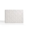 Eccox Tête de lit Agata en similicuir blanc pour lit 110 115x115x8. Discount
