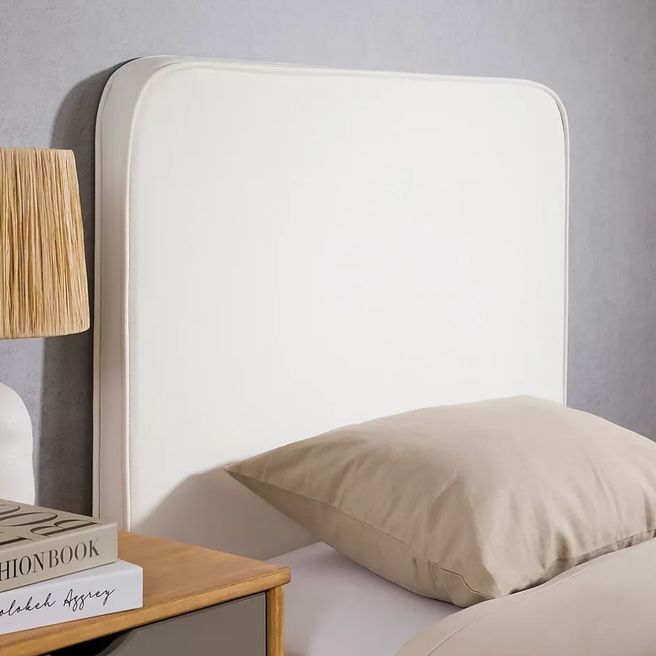 Idimex Tête de lit ARIELA 90 avec fixation murale - Blanc Clearance