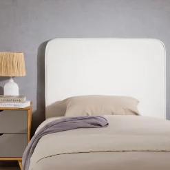Idimex Tête de lit ARIELA 90 avec fixation murale - Blanc Clearance