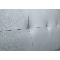 Eccox Tête de lit Aster en similicuir argenté 130 Clearance