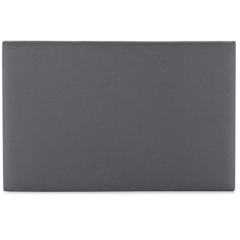 Vs Venta-Stock Tête de lit Aura recouverte de tissu Gris Foncé 90x60 cm