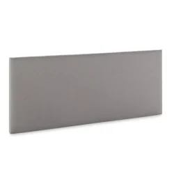 Vs Venta-Stock Tête de lit Aura recouverte de tissu Gris Clair 160x60 cm