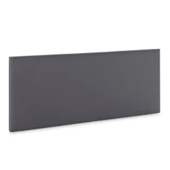 Vs Venta-Stock Tête de lit Aura recouverte de tissu Gris Foncé 140x60 cm