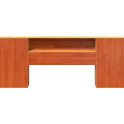 Vidaxl Tête de lit avec rangement cire marron 180cm bois massif de pin Outlet
