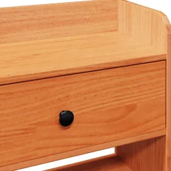 Vidaxl Tête de lit avec rangement cire marron 160cm bois massif de pin
