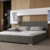 Azura Home Design Tête de lit avec rangement Armoire - pont de lit PANAMA 9HG/W/2-1B blanc/blanc brillant 266x91x35cm