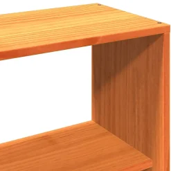 Vidaxl Tête de lit avec rangement cire marron 160cm bois massif de pin Online