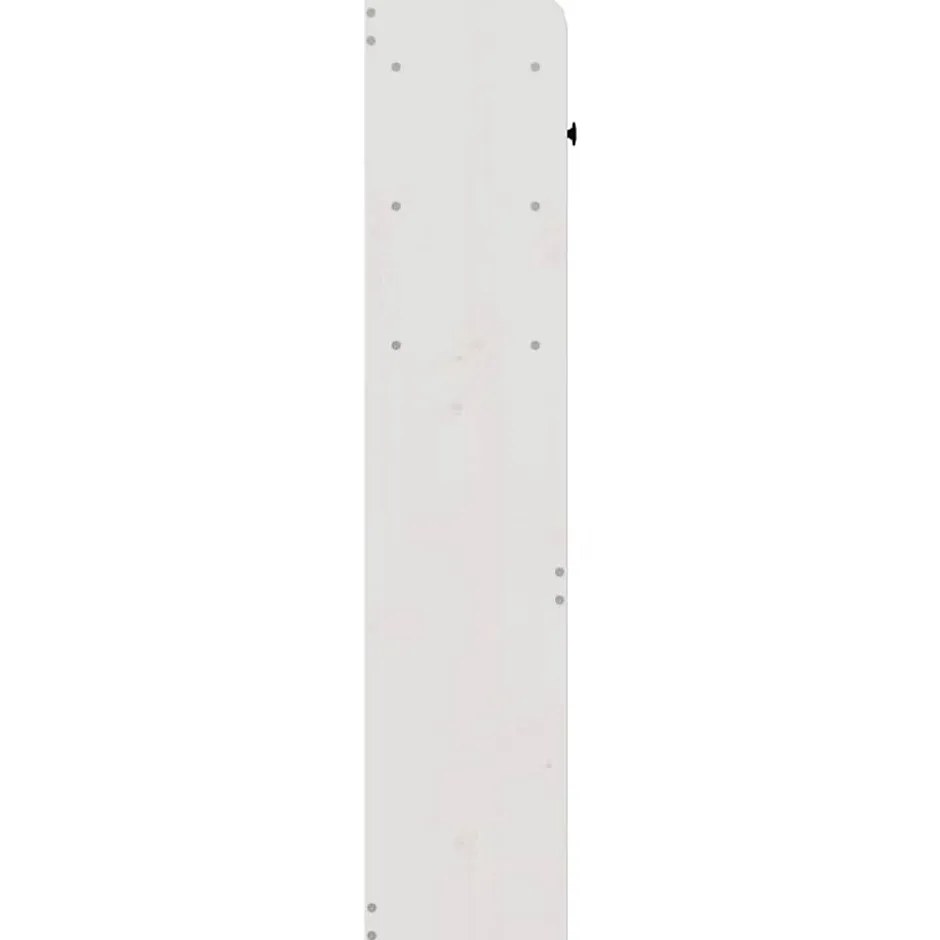 Vidaxl Tête de lit avec rangement blanc 160 cm bois massif de pin