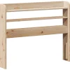 Vidaxl Tête de lit avec étagères 90 cm bois massif de pin