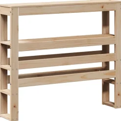 Vidaxl Tête de lit avec étagères 75 cm bois massif de pin Online