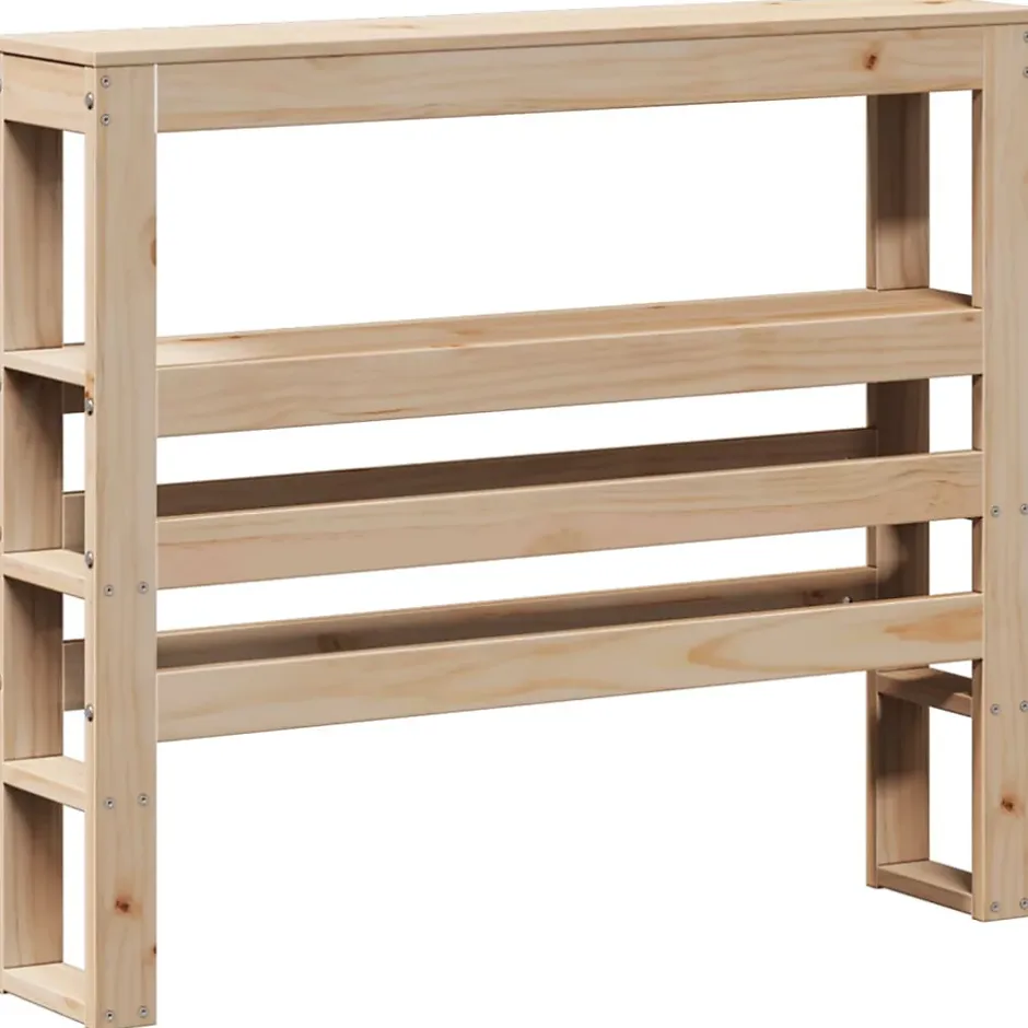 Vidaxl Tête de lit avec étagères 75 cm bois massif de pin Online