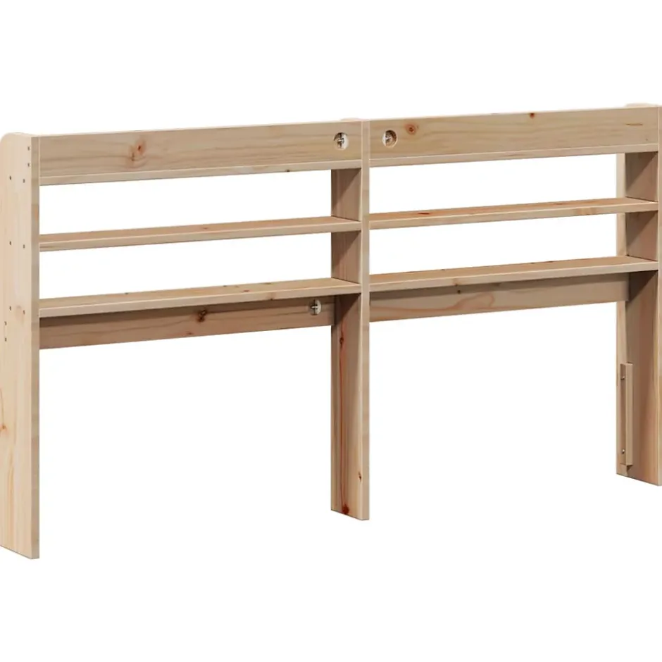 Vidaxl Tête de lit avec étagères 140 cm bois massif de pin Best