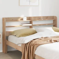 Vidaxl Tête de lit avec étagères 140 cm bois massif de pin Best