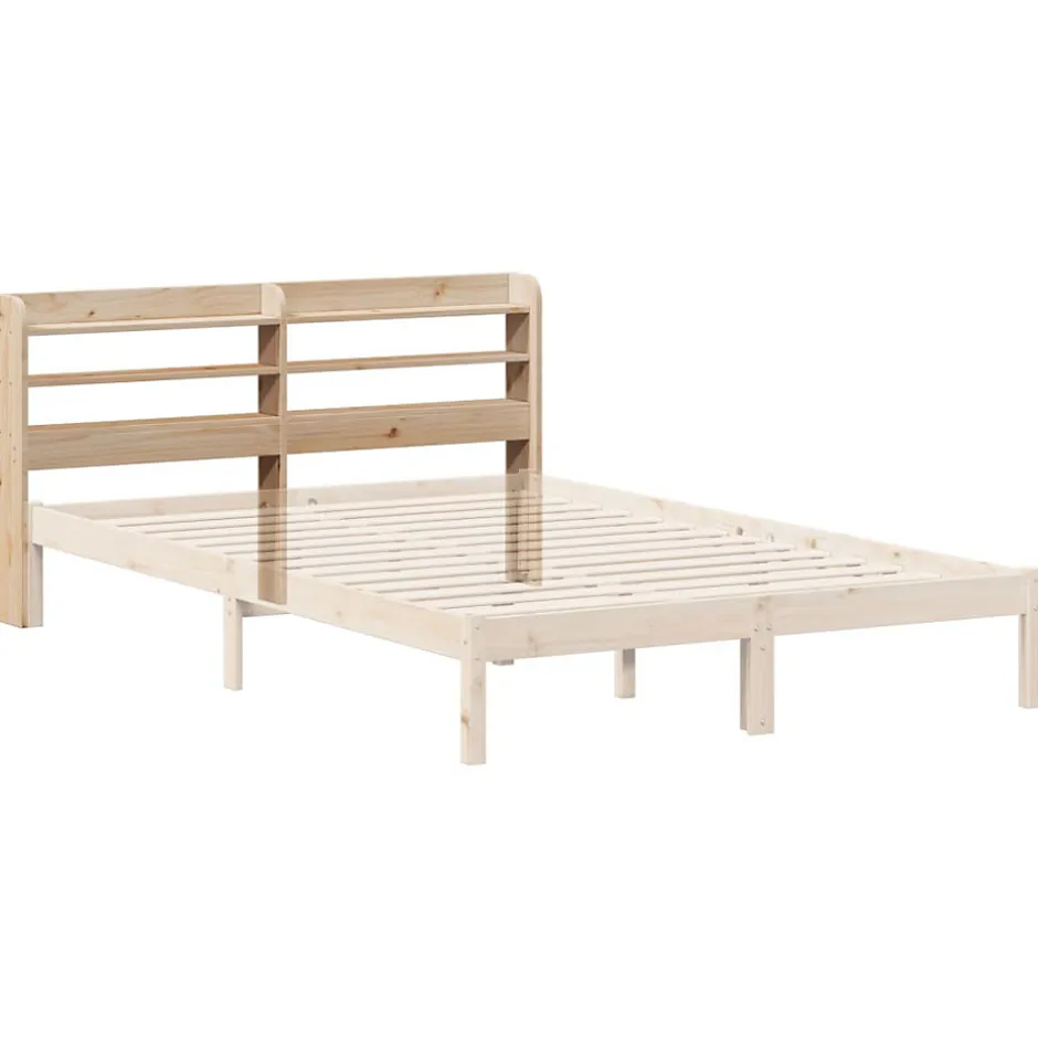 Vidaxl Tête de lit avec étagères 160 cm bois massif de pin