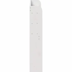 Vidaxl Tête de lit avec étagères blanc 75 cm bois massif de pin Discount