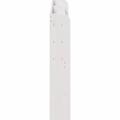 Vidaxl Tête de lit avec étagères blanc 140 cm bois massif de pin Discount