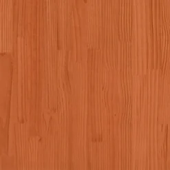 Vidaxl Tête de lit avec étagères marron cire 75 cm bois massif de pin