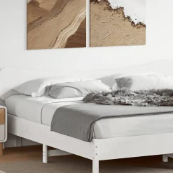 Vidaxl Tête de lit blanc 200 cm bois massif de pin