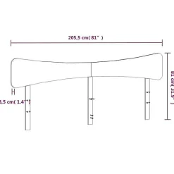 Vidaxl Tête de lit blanc 200 cm bois massif de pin