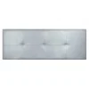 Eccox Tête de lit Cala en similicuir argenté 160 Outlet