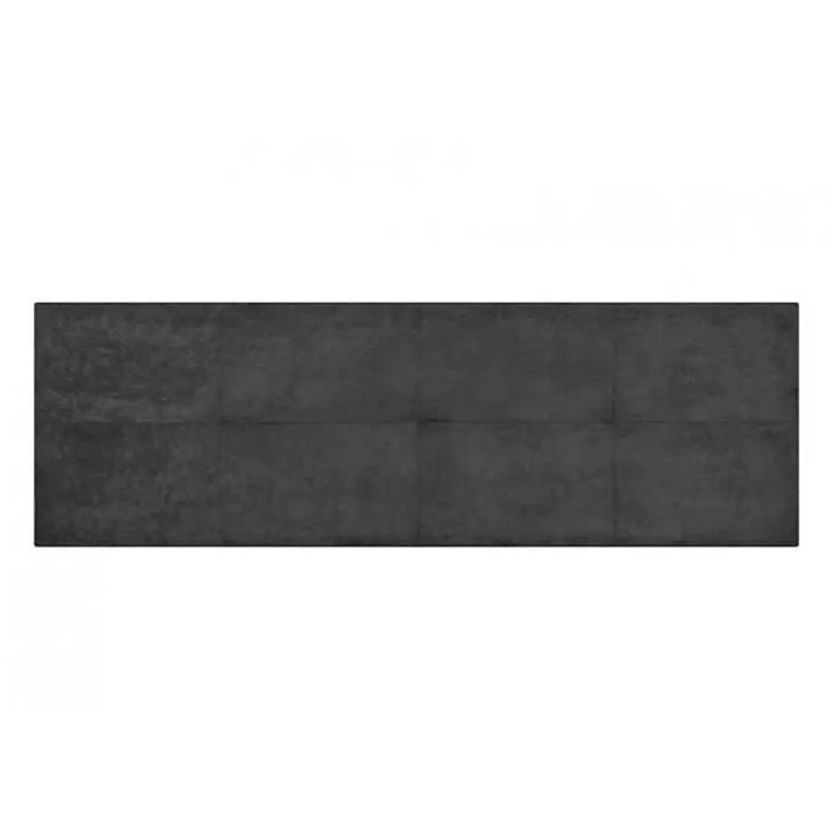 Eccox Tête de lit Cala en tissu gris 220