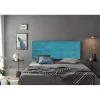 Eccox Tête de lit Cala en tissu Cala Turquoise 90