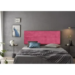 Eccox Tête de lit Cala en tissu rose 145 Discount