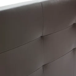 Vs Venta-Stock Tête de lit Carla 160x60 cm Chocolat, rembourrée de Mousse Outlet