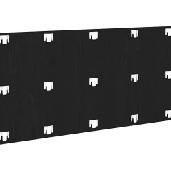 Vidaxl Tête de lit Chêne noir 160 x 1,5 x 80,5 cm Bois d'ingénierie