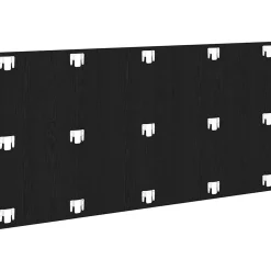 Vidaxl Tête de lit Chêne noir 160 x 1,5 x 80,5 cm Bois d'ingénierie