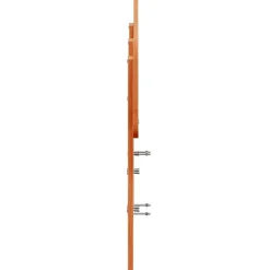 Vidaxl Tête de lit cire marron 120 cm bois massif de pin
