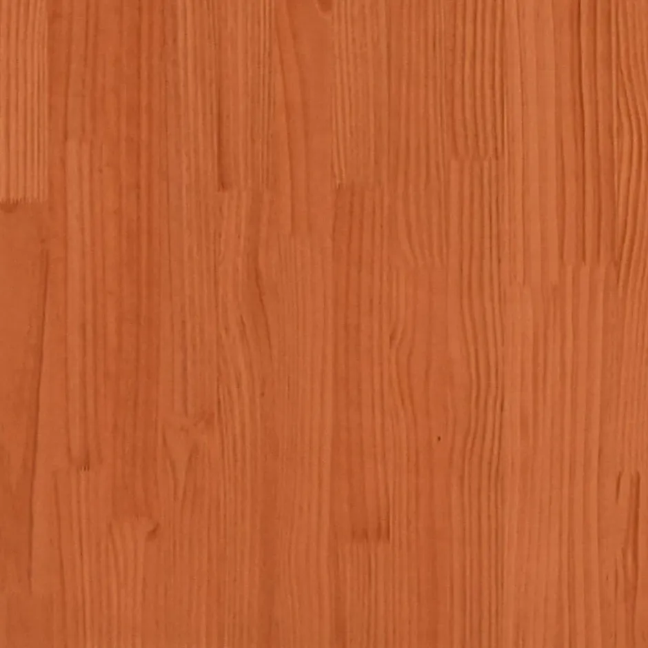 Vidaxl Tête de lit cire marron 120 cm bois massif de pin