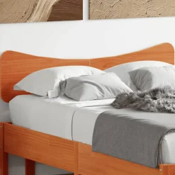 Vidaxl Tête de lit cire marron 135 cm bois massif de pin