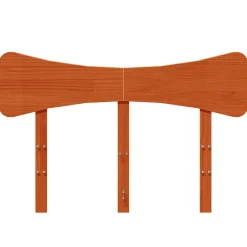 Vidaxl Tête de lit cire marron 135 cm bois massif de pin