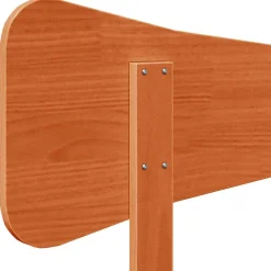 Vidaxl Tête de lit cire marron 135 cm bois massif de pin