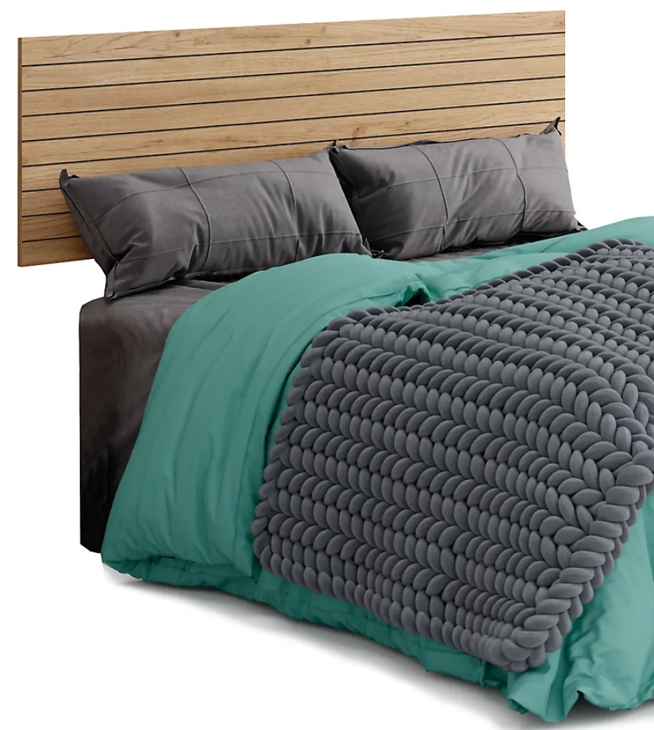 Pegane Tête de lit coloris chêne doré - Longueur 160 x Profondeur 1,60 x hauteur 50 cm Online