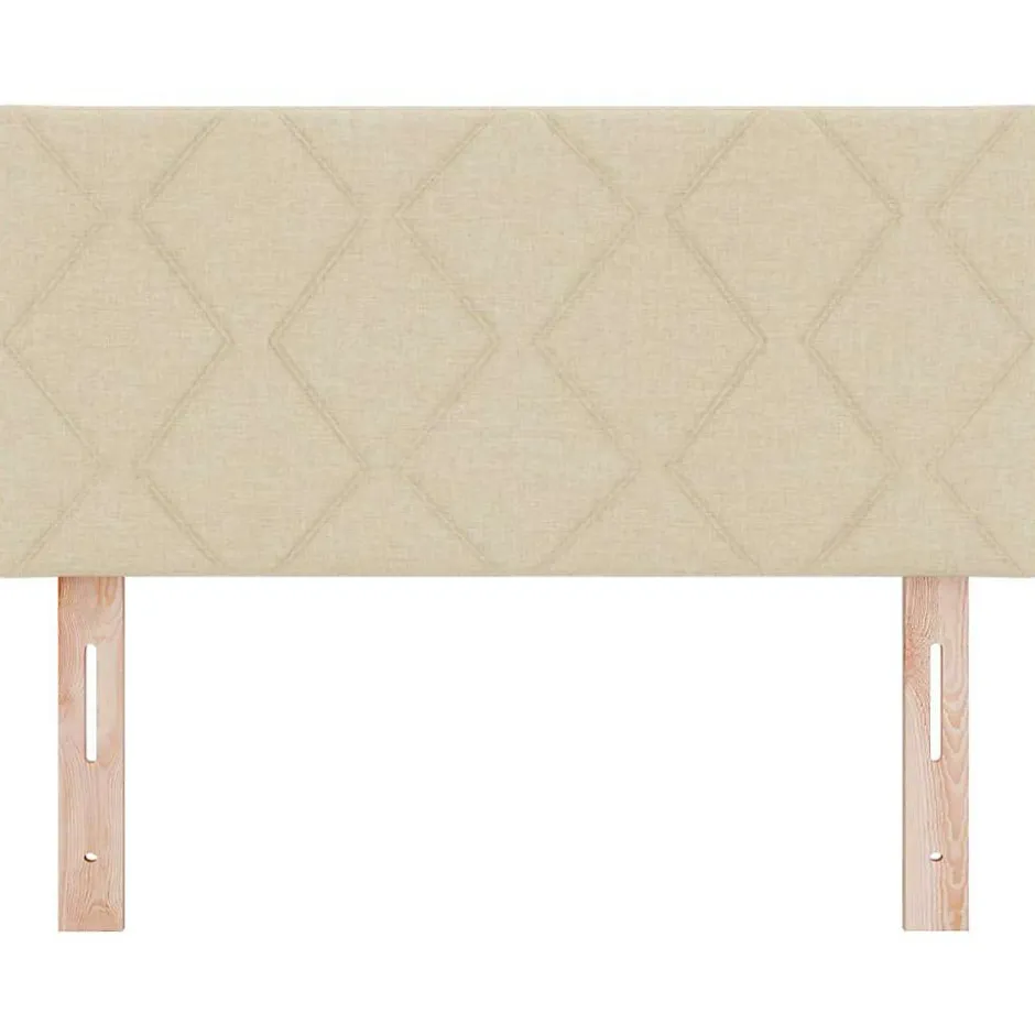 Vidaxl Tête de lit Crème 90 cm tissu