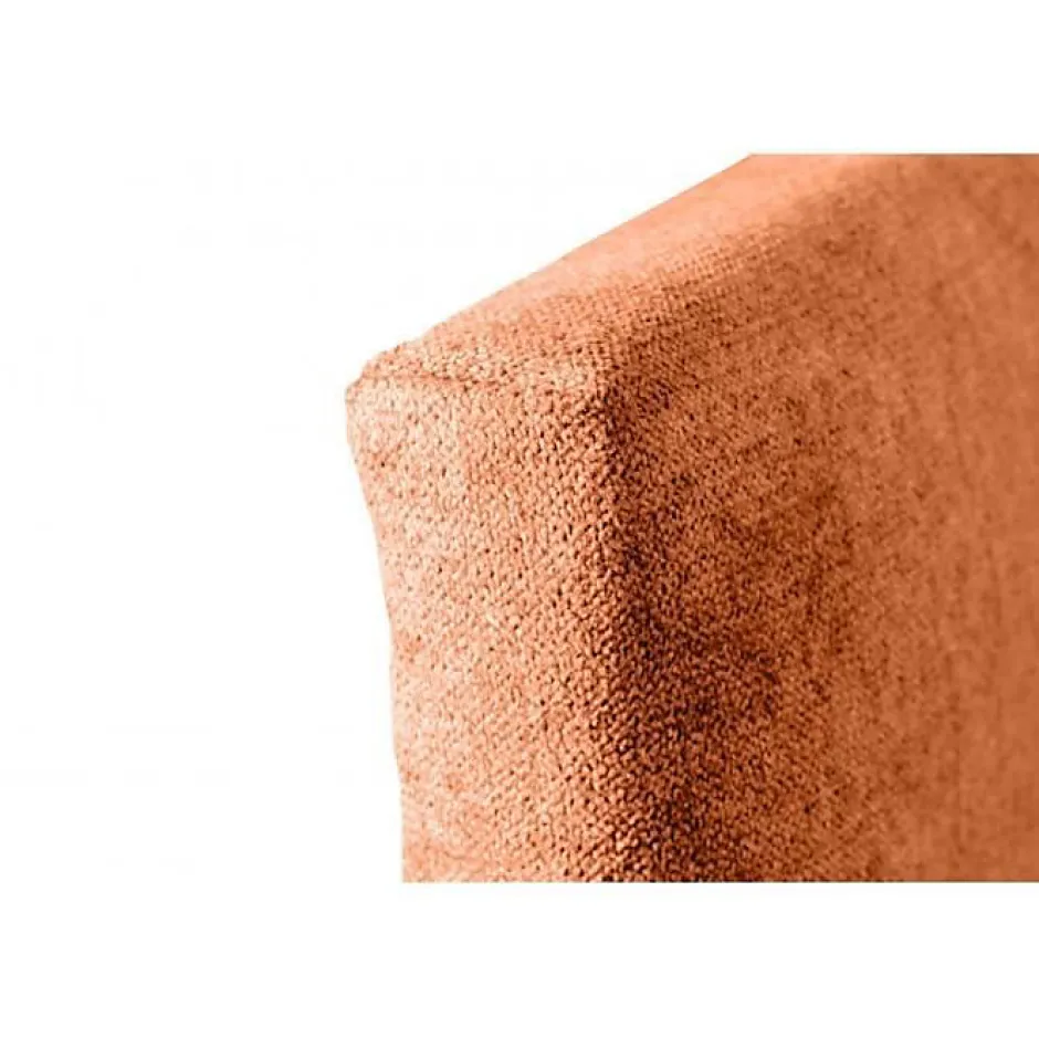 Eccox Tête de lit Dalia en tissu Nid Orange 90