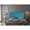 Eccox Tête de lit Dalia en tissu Nid Turquoise 160 Best